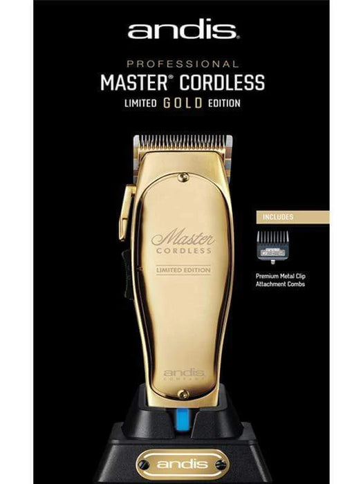 andis master cordless limited edition gold clipper