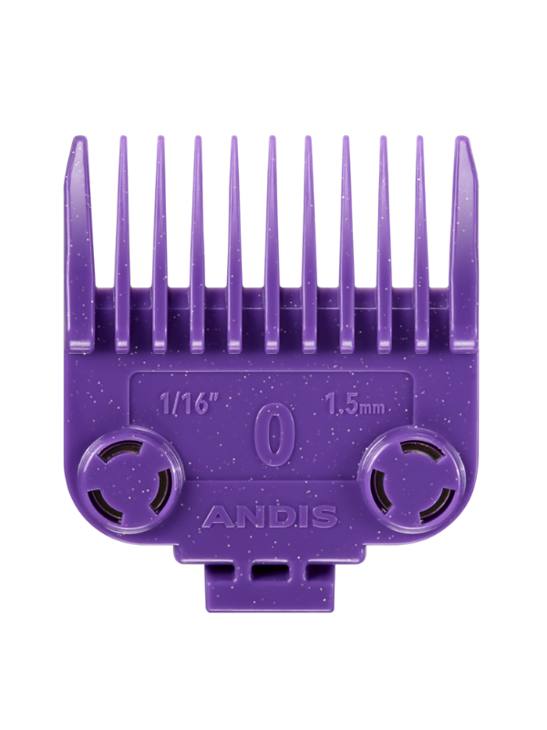 andis master dual magnetic attachment comb purple