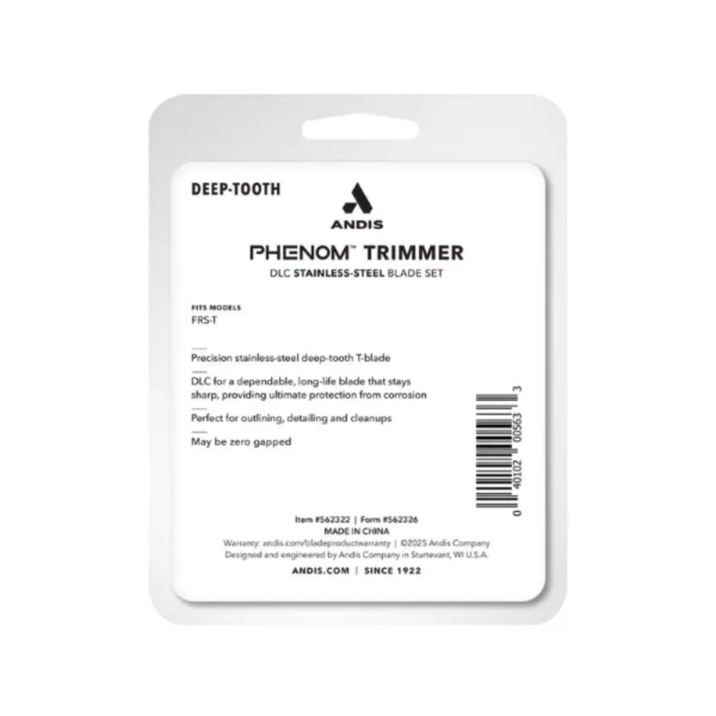Andis Phenom Trimmer packaging on a white background
