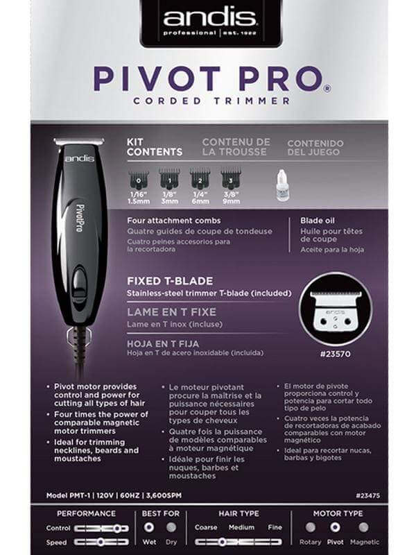andis pivot pro t blade trimmer