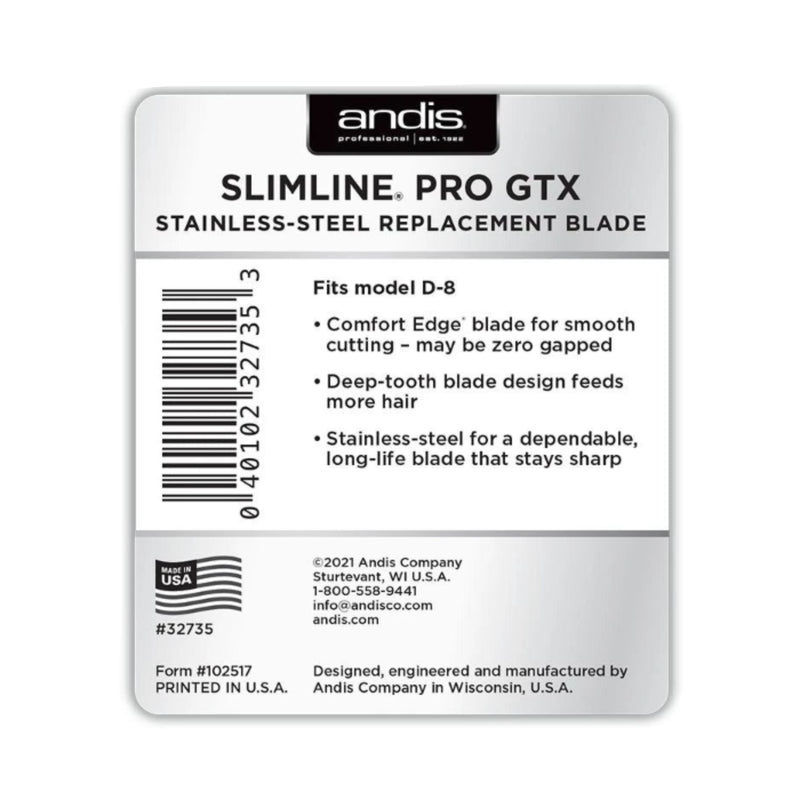 andis slimline pro gtx replacement blade
