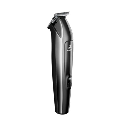 Black and silver hair trimmer on a white background