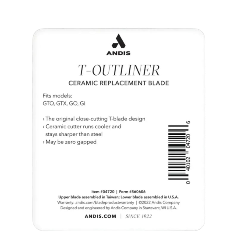 andis t outliner ceramic replacement blade
