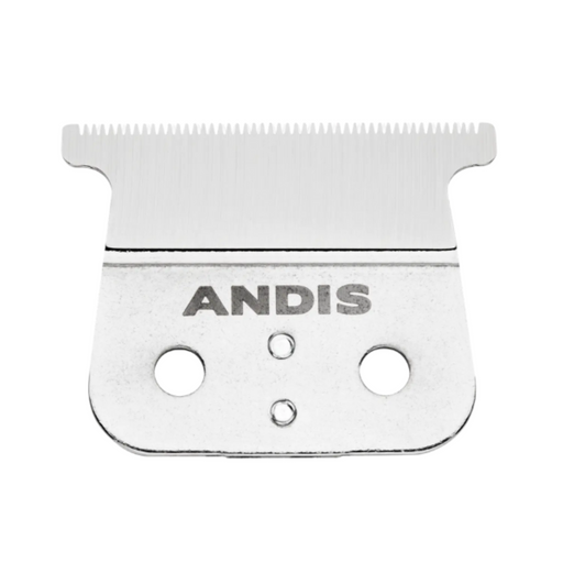 Ceramic trimmer blade with the Andis brand name inscribed on it.