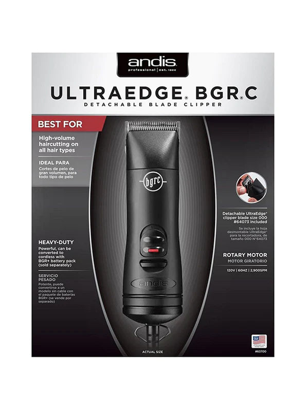 andis ultraedge bgrc professional detachable blade clipper black