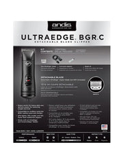 andis ultraedge bgrc professional detachable blade clipper black