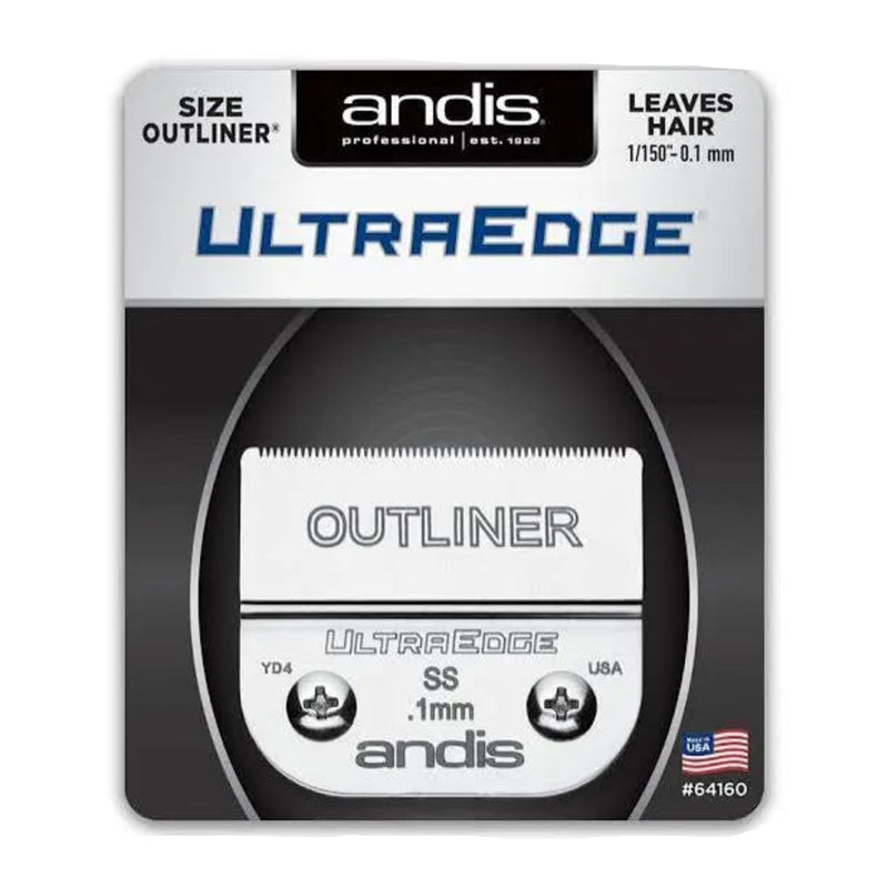 Andis UltraEdge Outliner hair clipper blade, size .1mm (1/150" - 0.