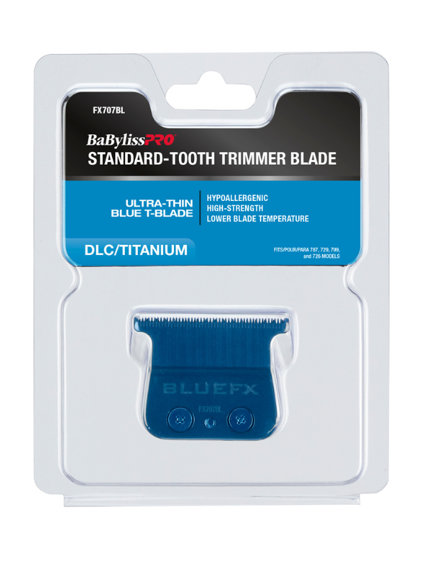 BaBylissPRO Blue Titanium Standard Tooth T-Blade #FX707BL — Vip