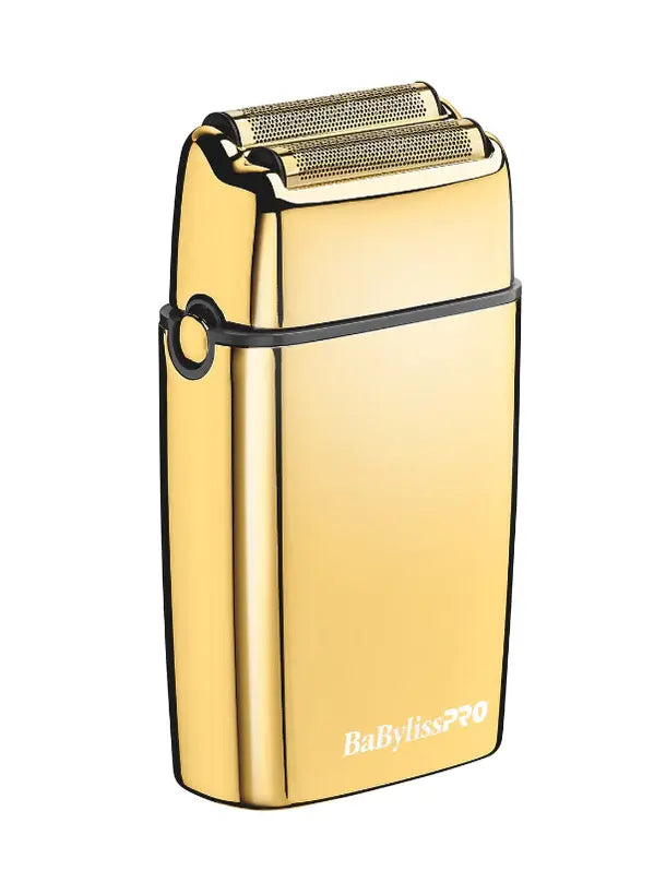 BaBylissPRO FOILFX02 Gold Cordless Metal Double-Foil Shaver BaBylissPRO FOILFX02 Gold Cordless Metal Double-Foil Shaver
