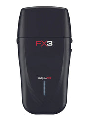 babyliss pro fx3 black double foil cordless shaver