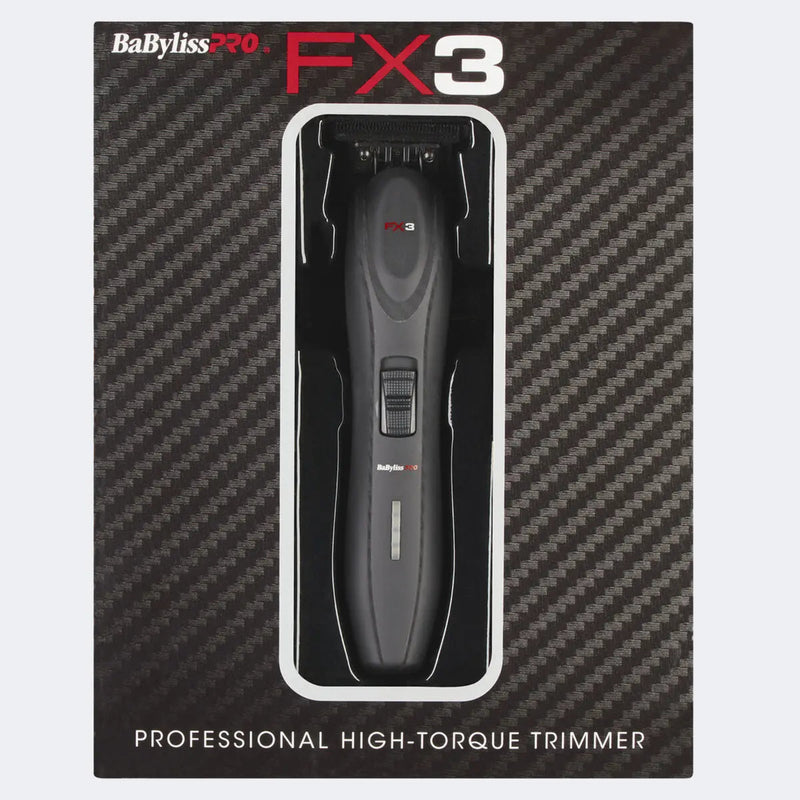BaBylissPRO FX3 Black Recortadora Inalámbrica de Alto Torque #FXX3TB