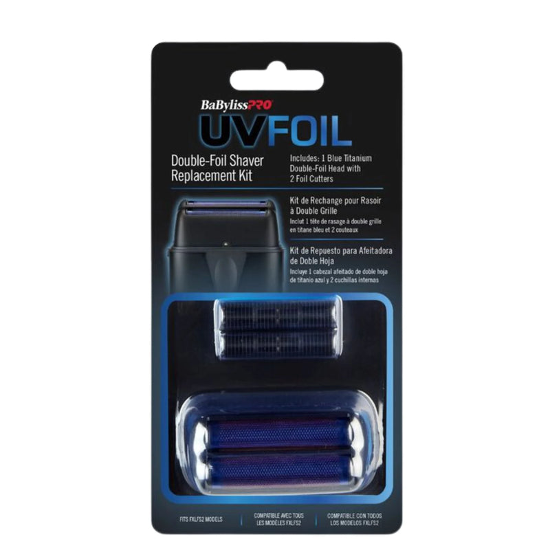 BaBylissPRO UVFOIL Matte Black Shaver Replacement Foil & Cutter #FXLRF2MB