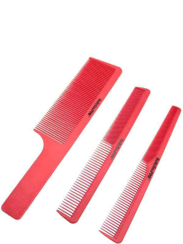 BaBylissPRO BARBERology Set of 3 Barber Combs #BCOMBSET3