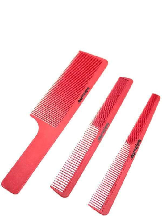 BaBylissPRO BARBERology Set of 3 Barber Combs