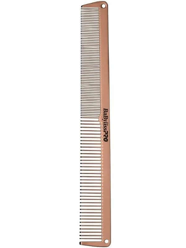 babylisspro barberology rosegold metal comb set