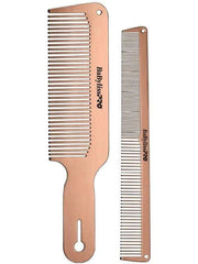 babylisspro barberology rosegold metal comb set
