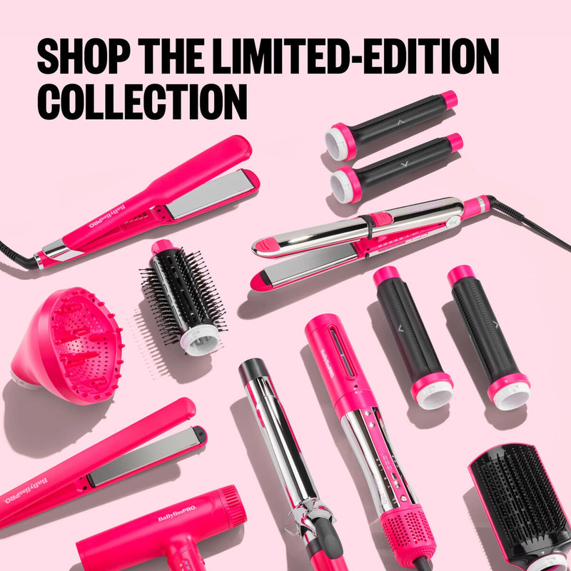 BaBylissPRO 1¼" Extended-Barrel Curling Iron Hot Pink #BNTW125XLHP
