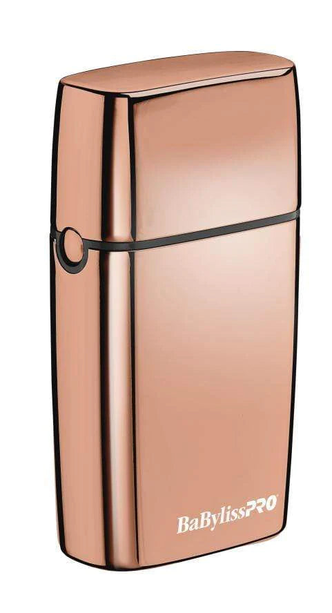 babylisspro cordless metal double foil rose gold shaver