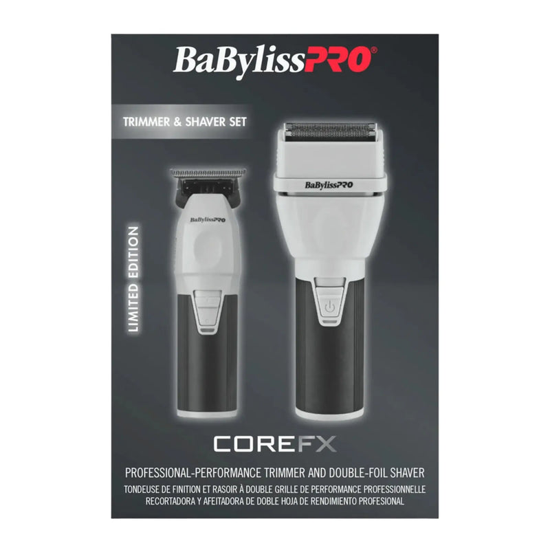 Set de recortadora inalámbrica y afeitadora de doble lámina BaBylissPRO #FXCLCPK2