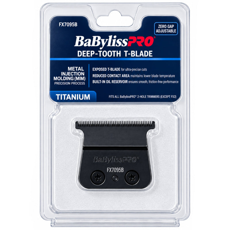 Black hair trimmer blade with 'BaBylissPRO' branding on a white background