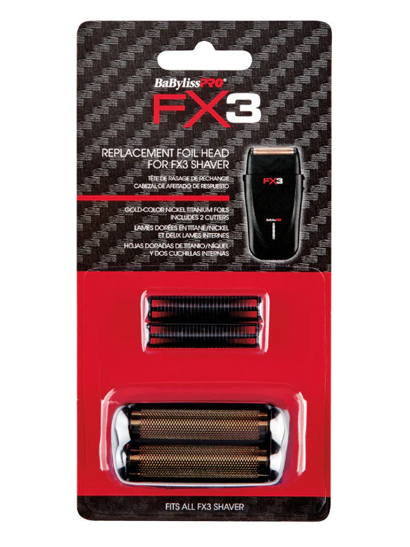 babylisspro fx3 black shaver replacement foil and cutter
