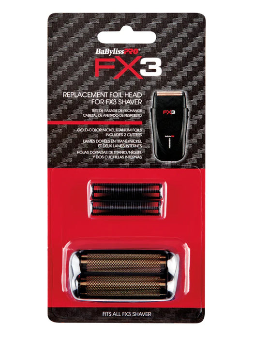 babylisspro fx3 black shaver replacement foil and cutter
