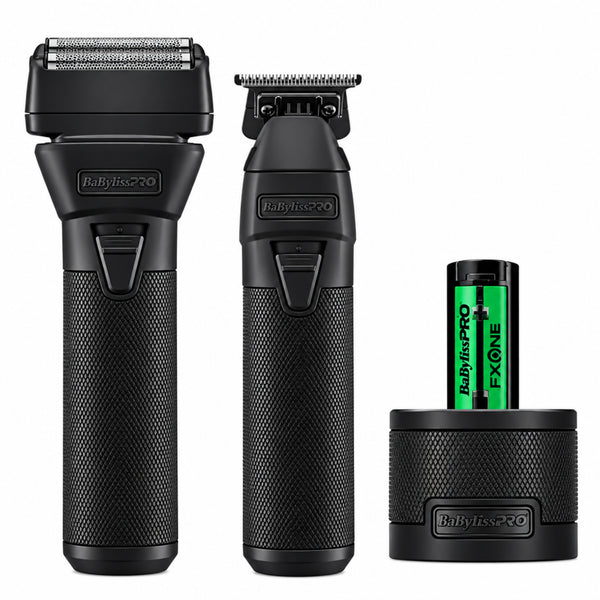 BaBylissPRO FXONE BLACKFX Shaver & Trimmer Prepack | FX1FSTMBPK