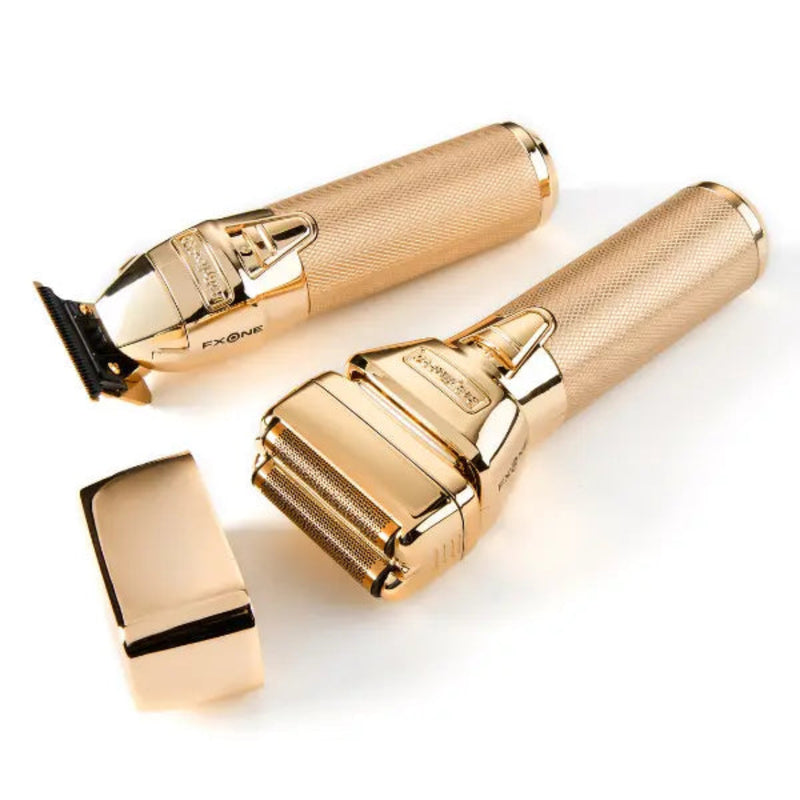 BaBylissPRO FXONE GOLDFX Cortadora y Afeitadora Prepack - Solo Herramientas #FX1FSTGTO