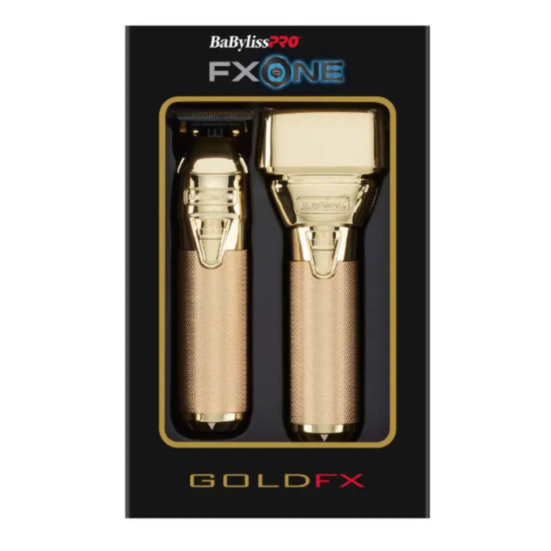 BaBylissPRO FXONE GOLDFX Cortadora y Afeitadora Prepack - Solo Herramientas #FX1FSTGTO