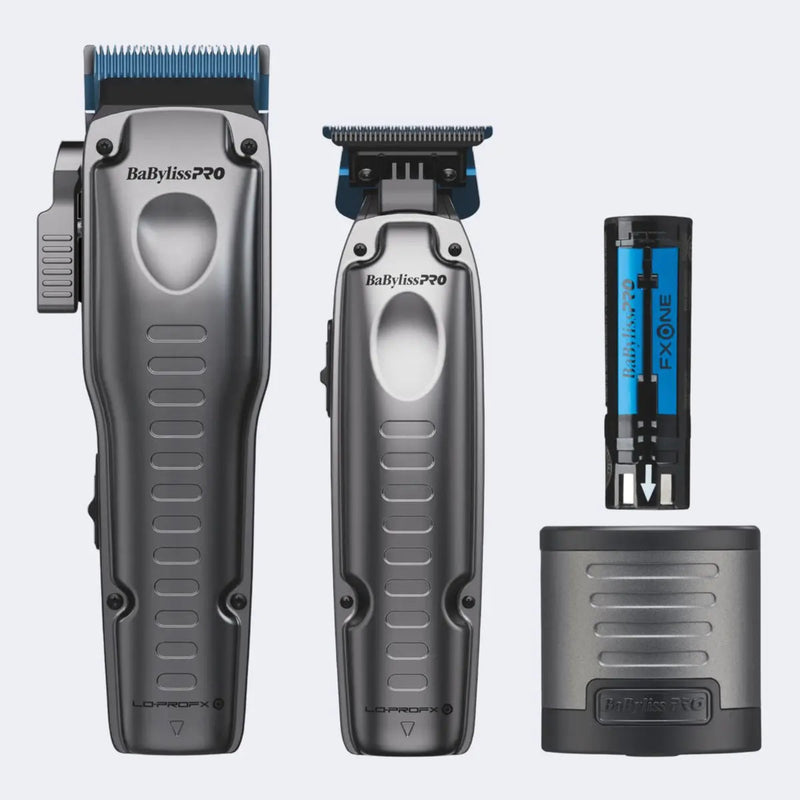 Two BaBylissPro hair clippers on a white background