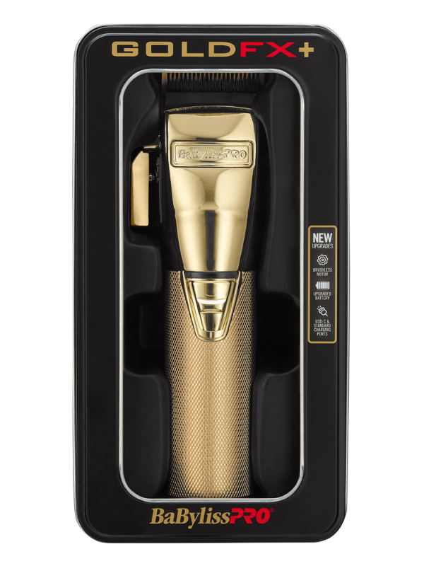 BaBylissPRO GOLDFX+ All-Metal Lithium Nedic Clipper #FX870NG