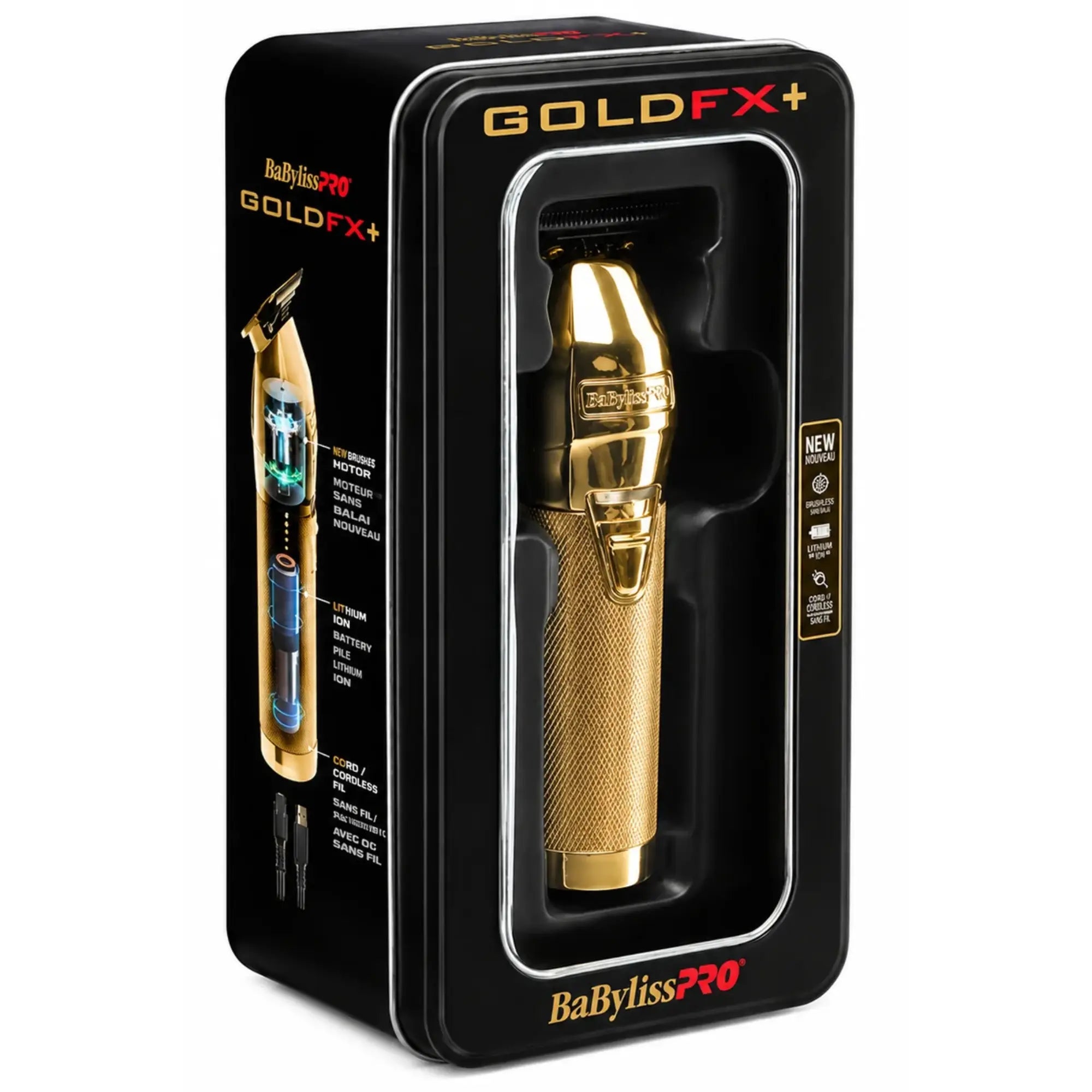 BaBylissPRO GoldFX+ Lithium Trimmer: Unmatched Precision & Power