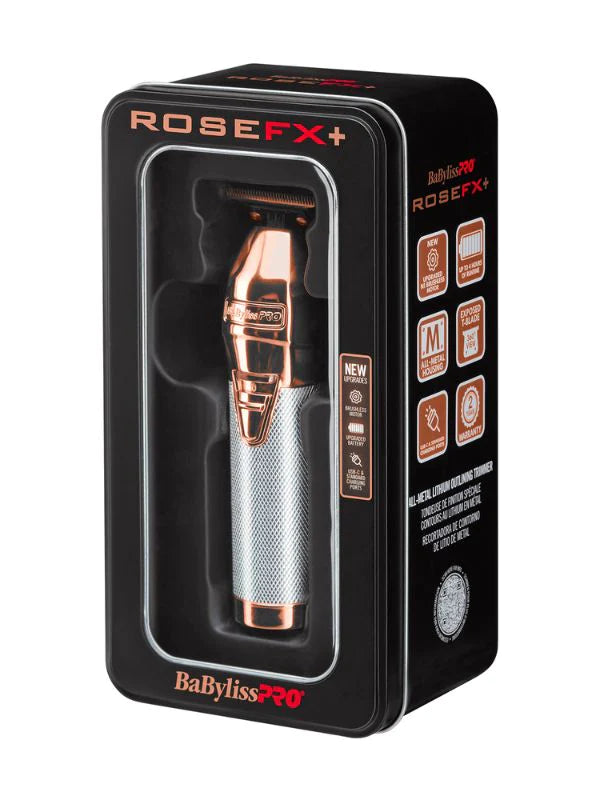 babylisspro goldfx metal lithium nedic rosegold outling trimmer