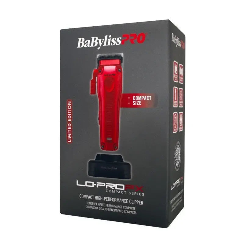 BaBylissPRO Limited Edition Red LO-PROFX Compact High-Performance Clipper