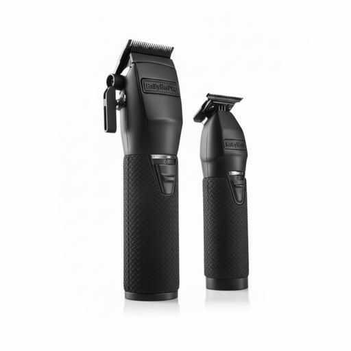 BaBylissPRO LimitedFX Matte Black Prepack - All Metal+ Clipper & Trimmer