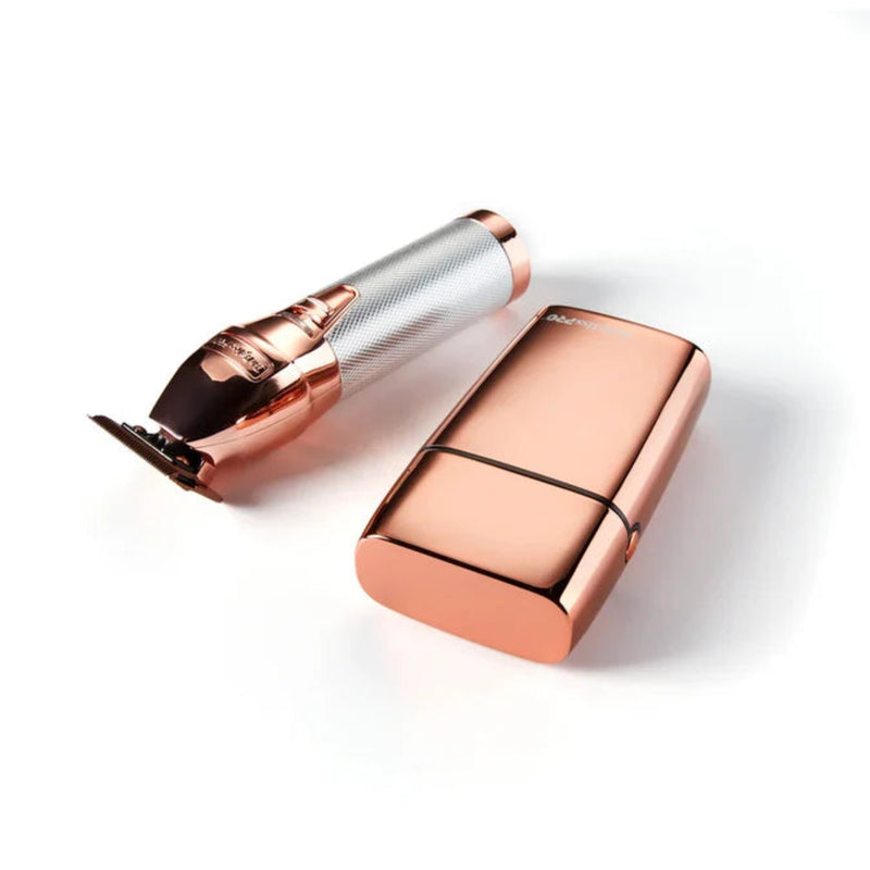 BaBylissPRO LimitedFX Rose Gold Trimmer & Double Foil Shaver Set #FXDUOFS2TRG