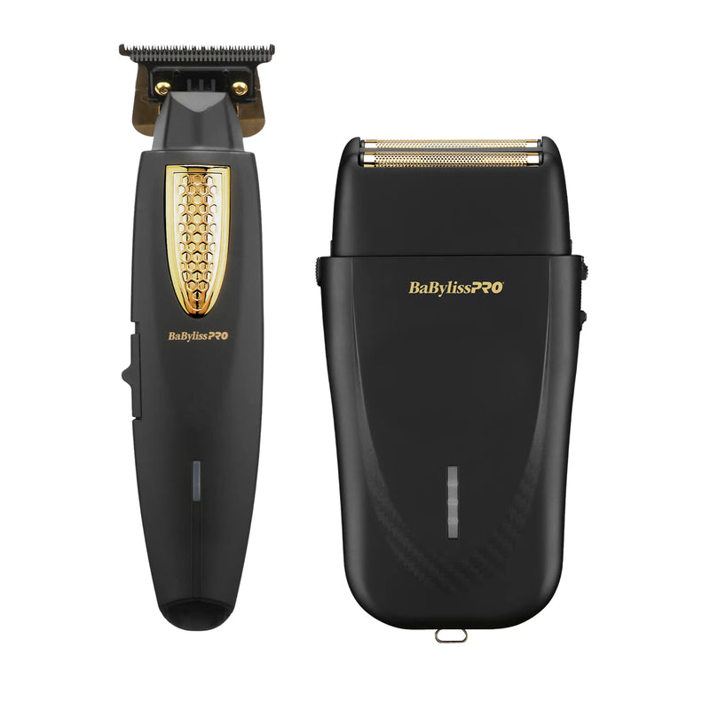 BaBylissPRO LithiumFX+ Trimmer & Double Foil Shaver Prepack #FX73FSTPK