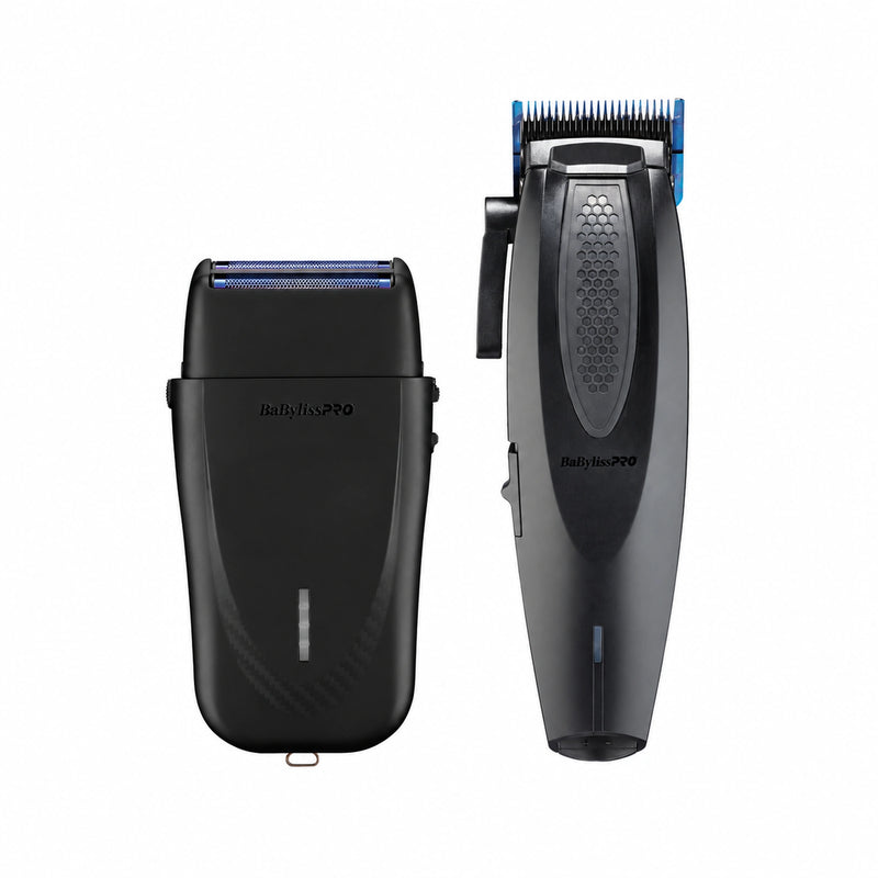 BaBylissPRO LithiumFX+ Clipper & Double-Foil Shaver Prepack #FX63FSPKMB