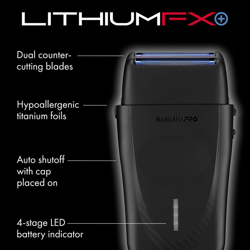 BaBylissPRO LithiumFX+ Clipper & Double-Foil Shaver Prepack #FX63FSPKMB