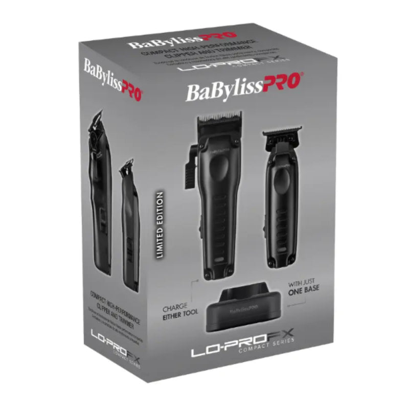 BaBylissPRO LO-PROFX Compact Series Clipper & Trimmer Prepack #FX8272PKMB
