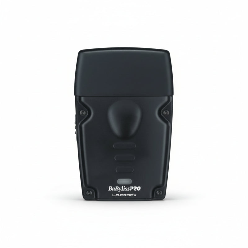 A black BabylissPRO LDProFX wireless hair dryer attachment shown from the front against a plain white background.