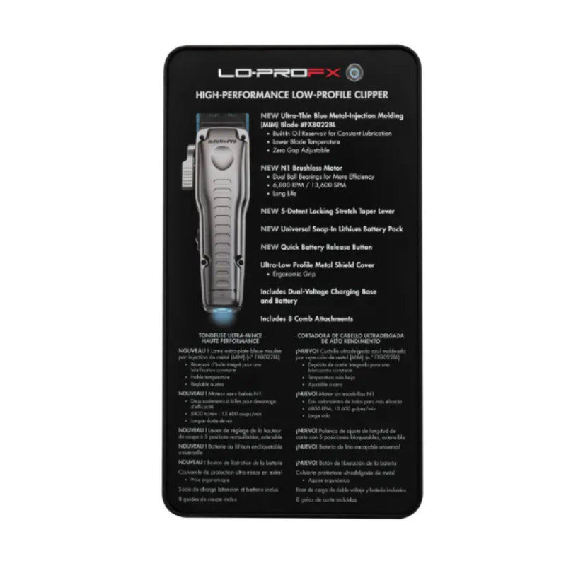 Máquina de cortar cabello de alto rendimiento BaBylissPRO FXONE LO-PROFX #FX829