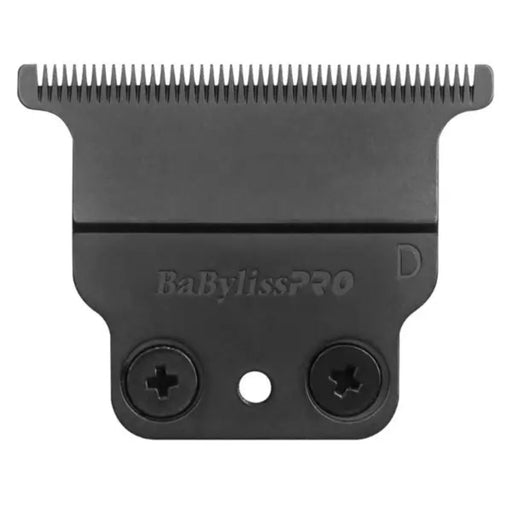 Black metal BabylissPRO hair clipper blade, model D, shown against a plain white background.