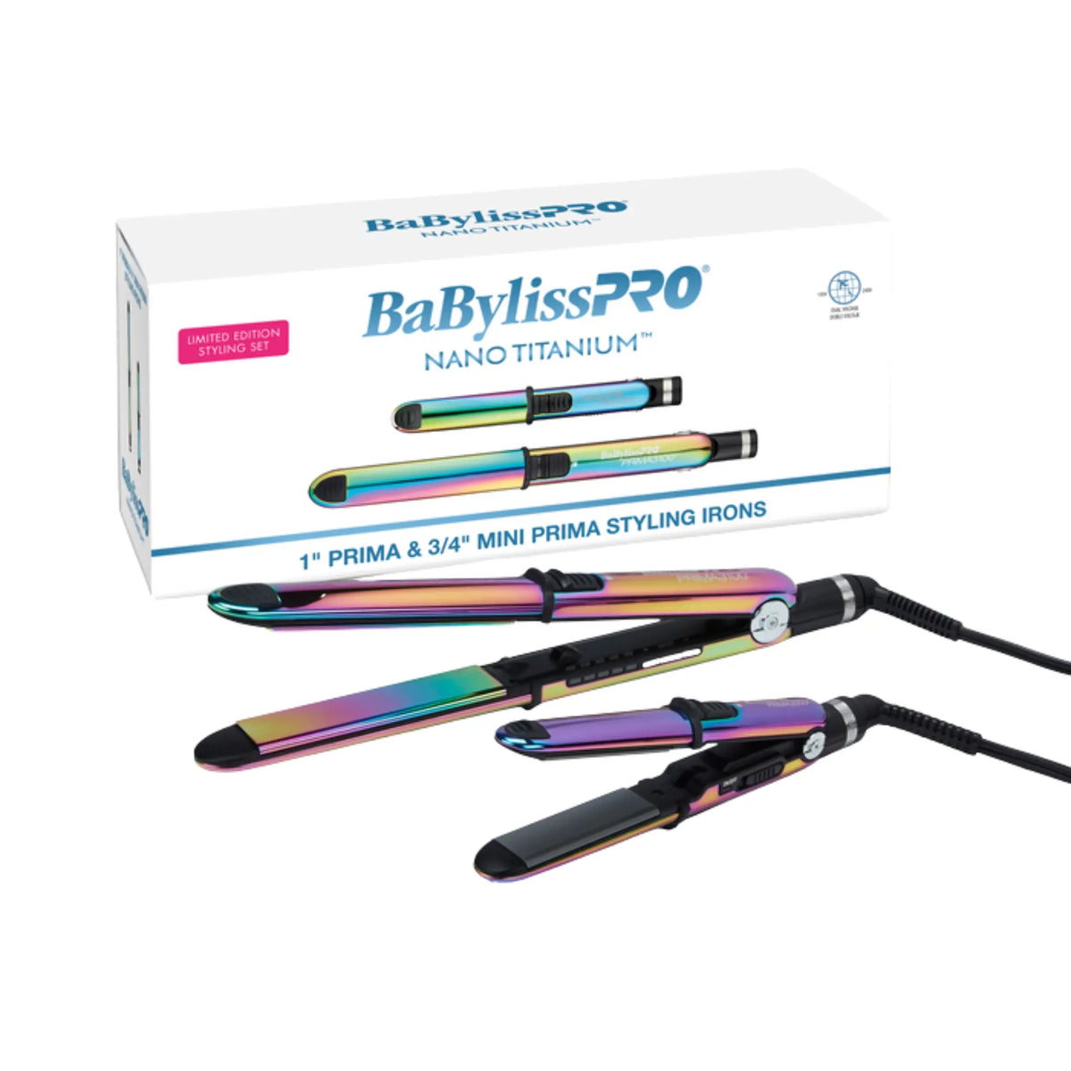 BaBylissPRO Nano Titanium Prima Prepack Styling Irons — Vip Barber