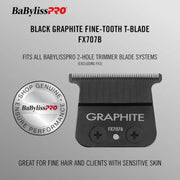 babylisspro fine tooth black graphite trimmer replacement blade