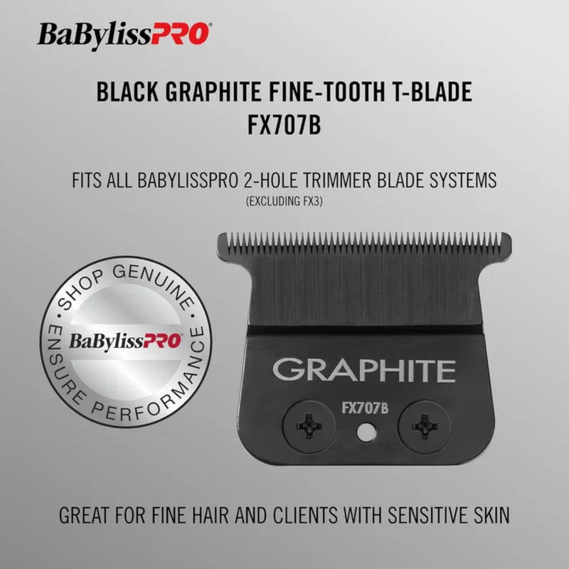 babylisspro fine tooth black graphite trimmer replacement blade