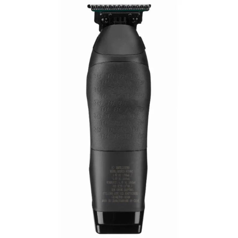 Black grooming tool on a white background