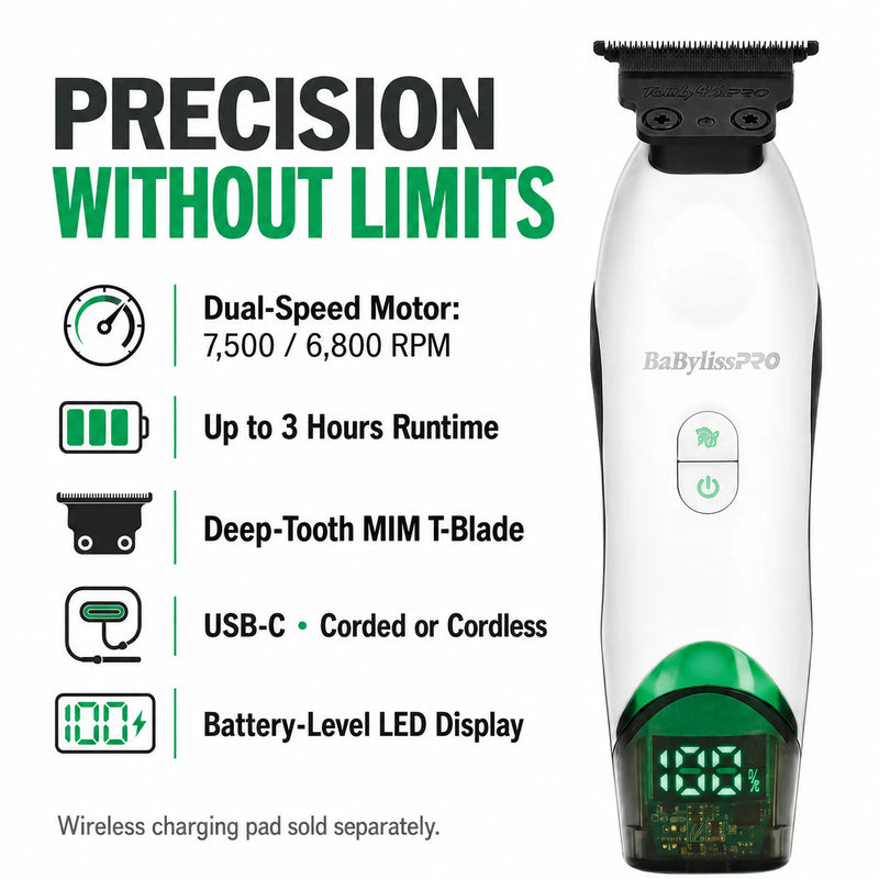 Babylisspro tomb45 white trimmer aspects