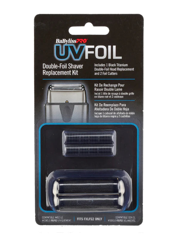 babylisspro uv disinfecting double replacement foil cutter silver