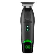 BaBylissPro hair trimmer with digital display on a white background